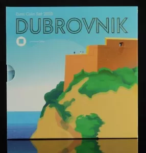 Dubrovnik Croatia SET OF CIRCULATION COINS EURO 2023. Uncirculated coin set TOP - Picture 1 of 4