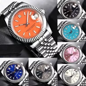 36MM 39MM Tandorio Sterile Pink Blue Black Dial Japan NH35A Automatic Mens Watch - Picture 1 of 15