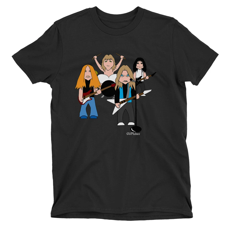 Kids Quality T-Shirt VIPwees Mentalica Heavy Thrash Metal Inspired Clothing - Image 1 of 3