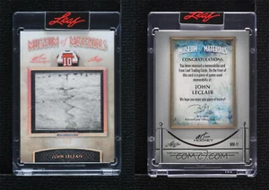 2021-22 Blattkunst Hockey John LeClair Museum of Materials 1/2 - Bild 1 von 1