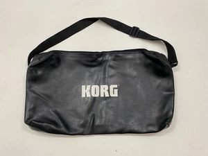 KORG Carry Bag Black Leather • Sizes: 22"x 12" - Picture 1 of 11