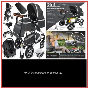 Kesser Loops 3 in 1 Kinderwagen Komplettset mit Babywanne, Buggy, Sportsitz u... - Bild 1 von 6