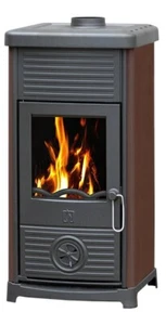 EEK A+ Kaminofen Plamen Maestral N mit Herdplatte, braun - 6,5kW - Bild 1 von 6