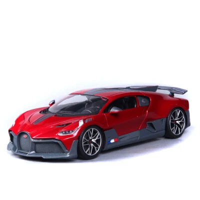 Bburago 1:18 Bugatti Chiron Divo Diecast Model Racing Car Red New in Box  - Image 1 of 4