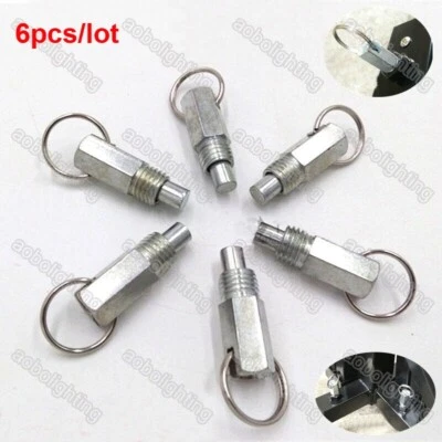 6x M16 Safety Latch Bolt For Event Equipment stage Lighting Truss Dj Disco Parts - Image 1 of 3