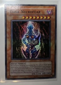 YuGiOh - Dark Necrofear - RP02-EN042 - Super Rare Holo Full Foil Bleed Misprint - Picture 1 of 11