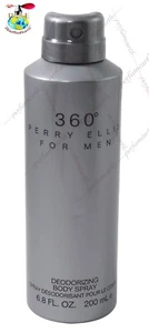 360 FOR MEN DEODORANT BODY SPRAY 6.0 OZ NEW BY PERRY ELLIS Same As Picture - Picture 1 of 1
