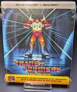 NEW Transformers The Movie 35th Anniversary 4K UHD + Blu-Ray Steelbook (Shout) - Picture 1 of 6