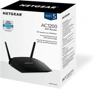 NETGEAR AC1200 1200Mbps 4 porty 300Mbps dwuzakresowy router gigabitowy w pudełku - Zdjęcie 1 z 2