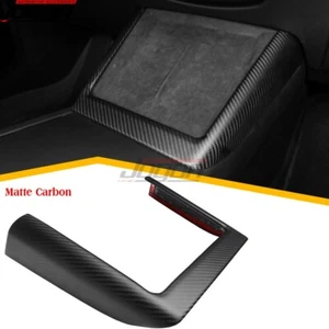 Consola de carbono paneles de cargador inalámbrico recorte USB para Tesla Modelo 3 Highland 2024+ - Imagen 1 de 12