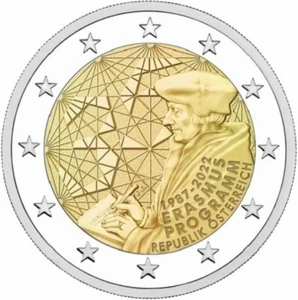 2 Euro 2022,Österreich 35. Erasmus Programm - Bild 1 von 1