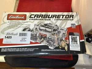 Edelbrock 1405 600 CFM Square Flange Non-Emission Carburetor, Manual Choke - Bild 1 von 7