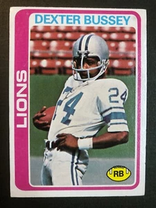 1978 Topps Football Card #427 Dexter Bussey Detroit Lions NM - Picture 1 of 4