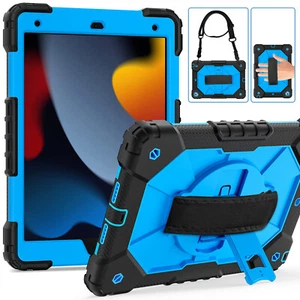 Schultergurt robuste stoßfeste Hülle für iPad 9./8./7. Gen 10,2 Zoll - Bild 1 von 65