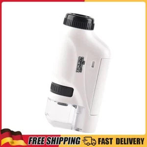 60-120 X Kid Microscope Educational Handheld Microscope with LED Light (A White) - Bild 1 von 4