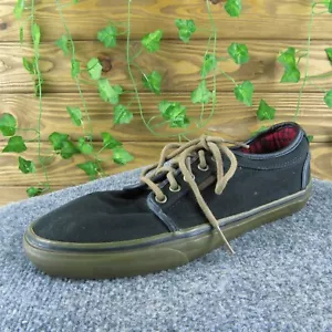 Vans Herren Sneaker Schwarz Stoff Größe 10,5M Leicht Gebraucht 2025 - Bild 1 von 6