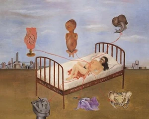 Impresión o lienzo - Hospital Henry Ford, 1932 por Frida Kahlo - Imagen 1 de 1