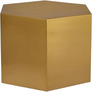 Meridian Furniture Hexagon Brushed Gold Modular Coffee Table - Picture 1 of 5