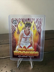 Donruss Optic #3 Reed Sheppard Red Hot Rookies 2024-25 - Imagen 1 de 2