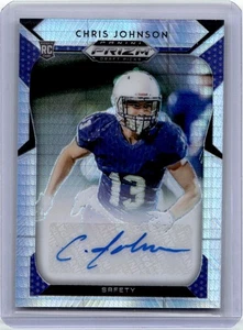 2019 Panini Prizm Draft Picks Silver Prizm Auto Chris Johnson #233 /75 RC SP - Picture 1 of 2