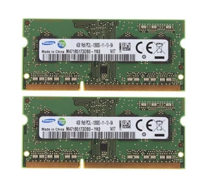 Samsung 8GB 2x 4GB 1RX8 DDR3L 1600MHz PC3L-12800 204PIN SODIMM Laptop RAM 1.35V - Afbeelding 1 van 6