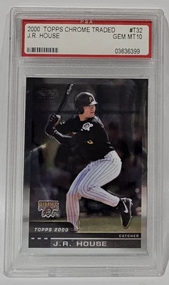 2000 Topps Chrome Traded #T32 J.R. House PSA 10 GEM - Image 1 of 2