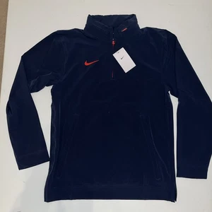 Nike Lightweight Coach’s Jacke Herren S Blau Rot 1/4 Zip FJ9545-423 Neu mit Etikett - Bild 1 von 10