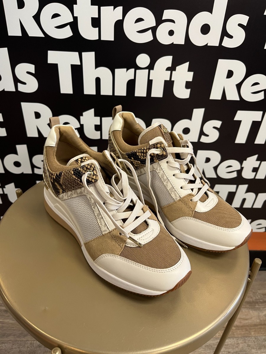 スニーカー Michael Kors Woman Sneakers Beige 43S5RLFS1D 182 Michael Kors women Sneakers | eBay
