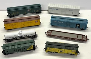 8 HO gebrauchte Rolling Stone-CNW, Rock Island, Sterling Salt. Athearn-Walthers-More - Bild 1 von 21