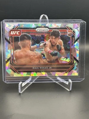 2023 Panini Prizm UFC Ice Prizm Raul Rosas #8 Rookie RC - Image 1 of 2