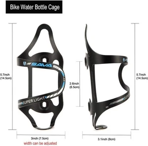 Aluminium robuster Fahrrad Trinkflaschenhalter / Halter, Seite offen, flexibel - Bild 1 von 14