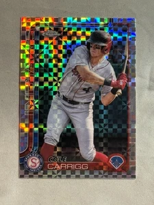 2025 Topps Pro Debut Chrome X-Fractor Cole Carrigg #PDC-114 Rockies - Picture 1 of 2