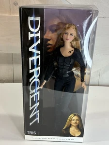 2014 Barbie Collector DIVERGENT movie TRIS 12" Doll Black Label Brand New!! L1 - Picture 1 of 17