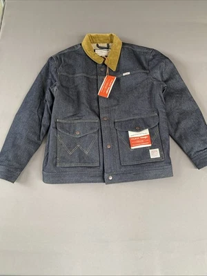 Filson Wrangler Collaboration Denim Fleece Work Jacket NWT Large # 112370284 - Image 1 of 4