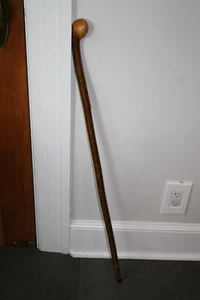 Vintage irischer Knopf Kopf Shillelagh Gehstock Stock 36" - Bild 1 von 7