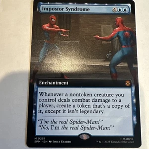 MTG, Imposter Syndrome (#0251), Spider-Man, Extended Art - Non-Foil, NM Mythic - Bild 1 von 2