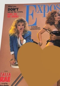 Taija Rae Movie Poster Flyer 8.5x11” AD SLICK adult star actress Nina Hartley - Picture 1 of 2