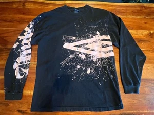 T-shirt manica lunga calcio Umbro vintage anni 90 double face grafica colorata grande - Foto 1 di 7