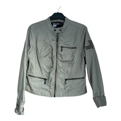 William Rast military-inspired jacket in an earthy khaki brown colour- Large - Image 1 of 4