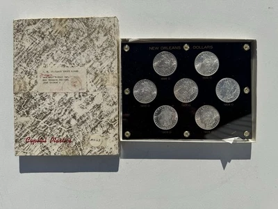 7 Piece New Orleans O-Mint  Silver Dollars Set 1898 O -1904 O - Image 1 of 4