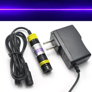 1pc 405nm 100mW Violet Blue Laser Module Focusable Line Heads 5V 16x68 mm - Picture 1 of 9
