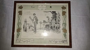 Kalenderbild Life Gibson Calendar 1904, gerahmt von Pratt/Linz  - Bild 1 von 2