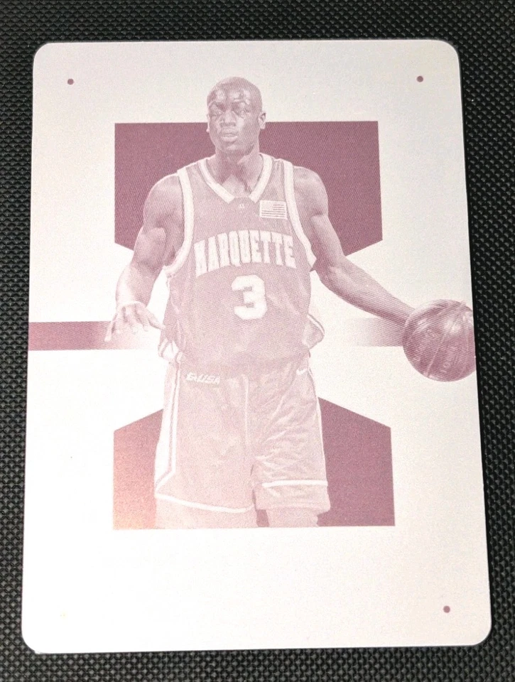 2016 Panini National Treasures Collegiate Dwayne Wade Impressão #1/1 Rara🔥 - Imagem 1 de 4