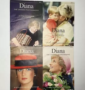 Principessa Diana Royal Fotografie Lo Specchio 1-4 Set di 4 - Foto 1 di 7