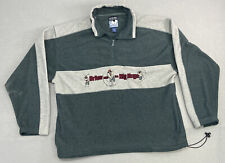 Drive With The Big Dogs Mens 1/4 Zip Sweater Sz XL Golf Shirt Spell Out