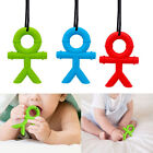 Chew Buddy Stickman with Cord Sensory Biting Aid for Autism ADHD Direct Relief