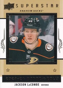 2023-24 Upper Deck Series 2 - Honor Roll #HR43 ¡¡Patos Jackson LaCombe (RC)!!! - Imagen 1 de 2