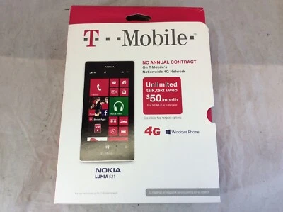 Nokia Lumia 521 - 8GB White T-Mobile Smartphone - In Box - Used 1 Time - Image 1 of 4