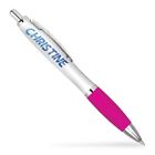 CHRISTINE - Pink Ballpoint Pen Futuristic Blue  #201330