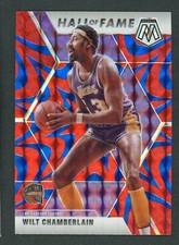 2019-20 Wilt Chamberlain Panini Mosaic Blue Reactive Hall Of Fame